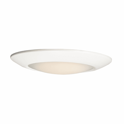 Maxim Diverse 13" 1-Light LED Flush Mount - White - 57863WTWT