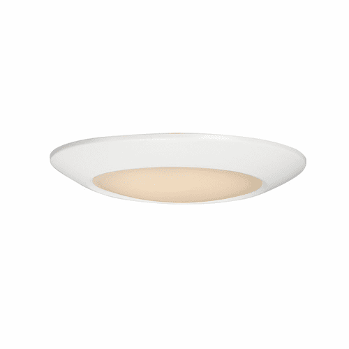 Maxim Diverse 6.25" 1-Light LED Flush Mount - White - 57631WTWT