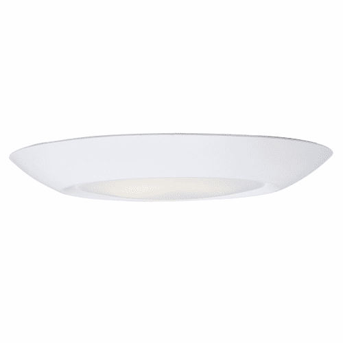Maxim Diverse 7.5" 1-Light LED Flush Mount - White - 57614WTWT