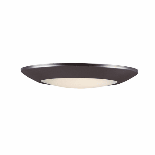 Maxim Diverse 9" 1-Light LED Flush Mount - Bronze - 57850WTBZ