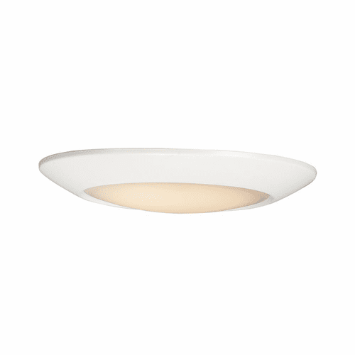 Maxim Diverse 9" 1-Light LED Flush Mount - White - 57851WTWT