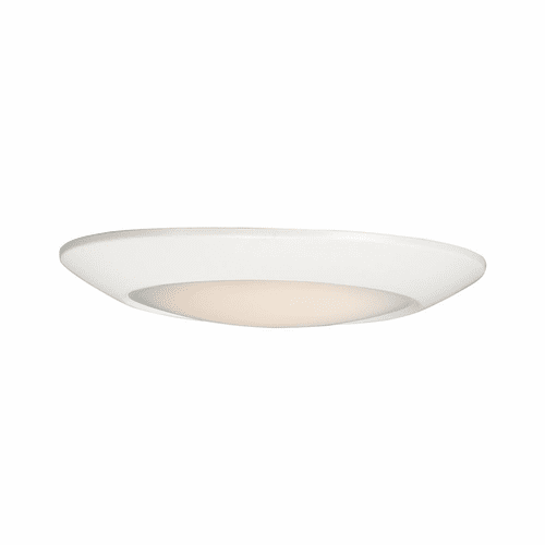 Maxim Diverse 9" 1-Light LED Flush Mount - White - 57853WTWT
