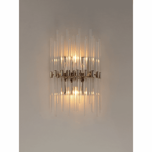 Maxim Divine 2-Light Wall Sconce - Polished Nickel - 38409CLPN