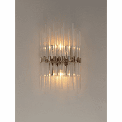Maxim Divine 2-Light Wall Sconce - Polished Nickel - 38409CLPN Maxim Divine 2-Light Wall Sconce - Polished Nickel - 38409CLPN