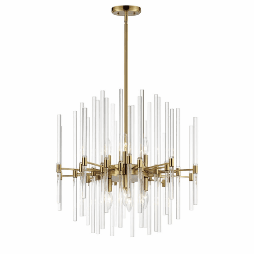 Maxim Divine 8-Light Chandelier - Heritage - 38405CLHR
