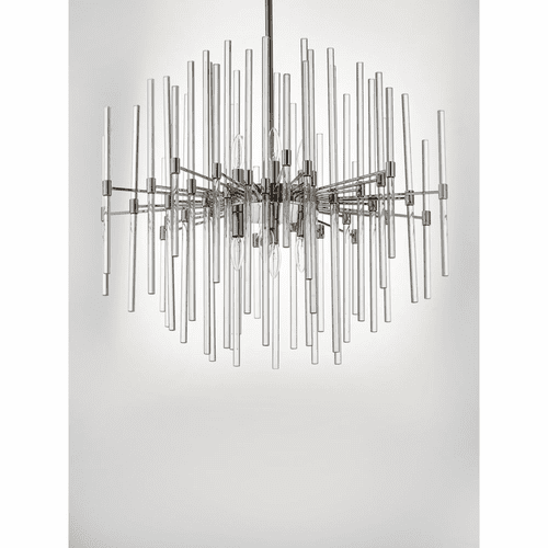 Maxim Divine 8-Light Chandelier - Polished Nickel - 38406CLPN