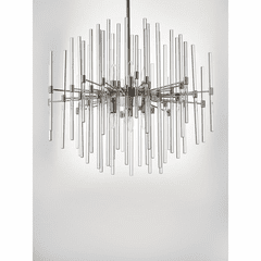 Maxim Divine 8-Light Chandelier - Polished Nickel - 38406CLPN