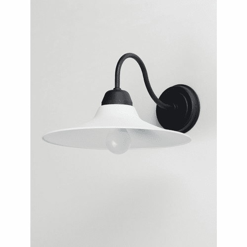 Maxim Dockside 1-Light Outdoor Wall Mount - White / Black - 10114WTBK