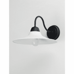 Maxim Dockside 1-Light Outdoor Wall Mount - White / Black - 10114WTBK