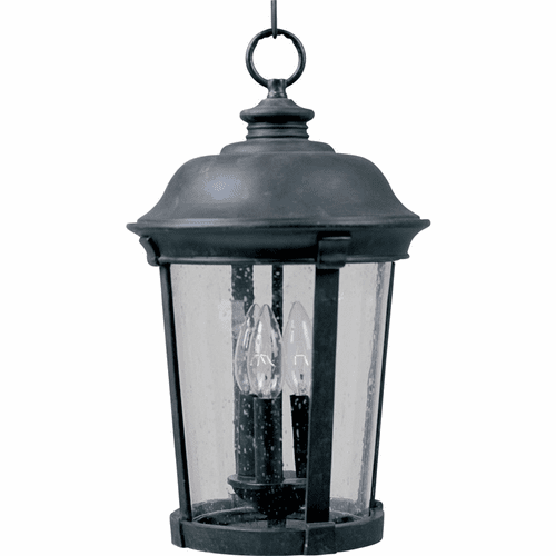 Maxim Dover Cast 3-LT Outdoor Hanging Lantern - Bronze - 3029CDBZ
