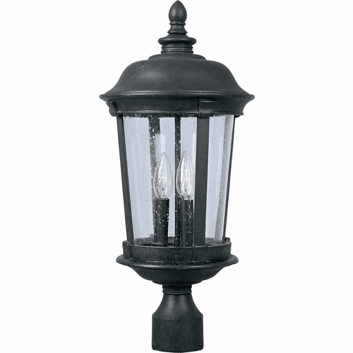 Maxim Dover Cast 3-LT Outdoor Pole/Post Lantern - Bronze - 3021CDBZ