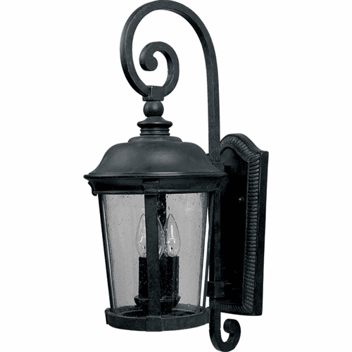 Maxim Dover Cast 3-LT Outdoor Wall Lantern - Bronze - 3025CDBZ