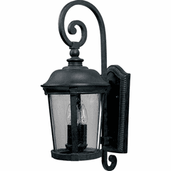 Maxim Dover Cast 3-LT Outdoor Wall Lantern - Bronze - 3025CDBZ