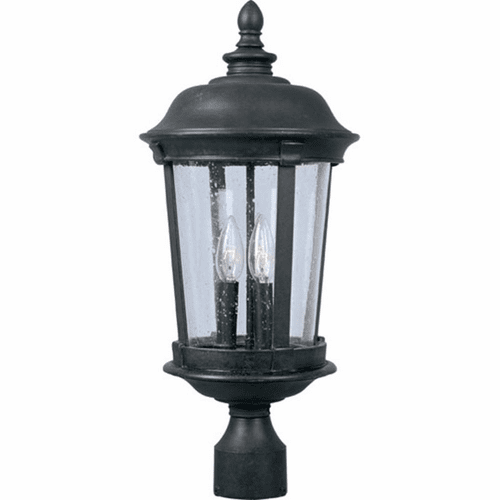Maxim Dover VX 3-LT Outdoor Pole/Post Lantern - Bronze - 40091CDBZ