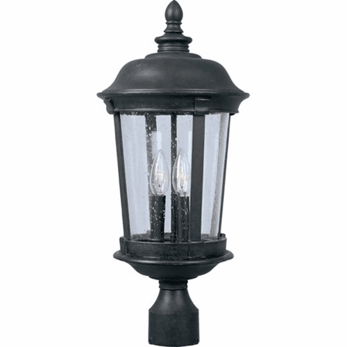 Maxim Dover VX 3-LT Outdoor Pole/Post Lantern - Bronze - 40092CDBZ