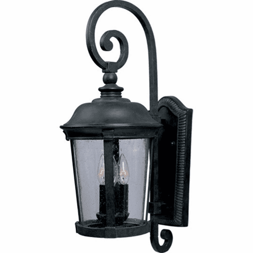 Maxim Dover VX 3-LT Outdoor Wall Lantern - Bronze - 40094CDBZ