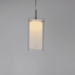Maxim Duo 1-Light Mini Pendant - Satin Nickel - 12289CLSWSN