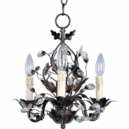 Maxim Elegante 3-LT Mini Chandelier - Oil Rubbed Bronze - 2855OI