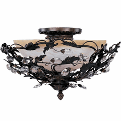 Maxim Elegante 3-LT Semi-Flush Mount - Oil Rubbed Bronze - 2859OI Maxim Elegante 3-LT Semi-Flush Mount - Oil Rubbed Bronze - 2859OI