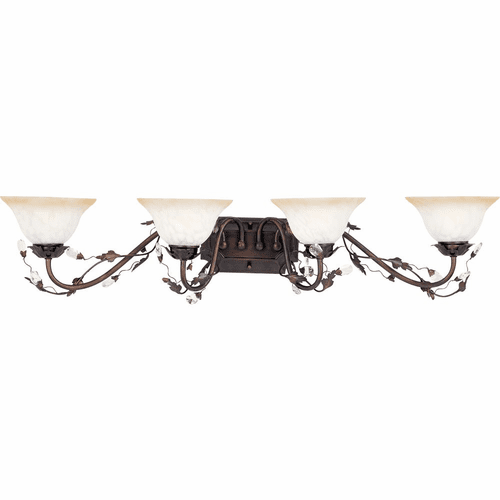 Maxim Elegante 4-LT Bath Vanity Light - Oil Rubbed Bronze - 2866FIOI