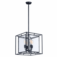 Maxim Era 4-LT Pendant - Black - 21675CDBK