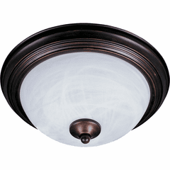 Maxim Essentials 1-LT Flush Mount - Oil Rubbed Bronze - 5840MROI Maxim Essentials 1-LT Flush Mount - Oil Rubbed Bronze - 5840MROI