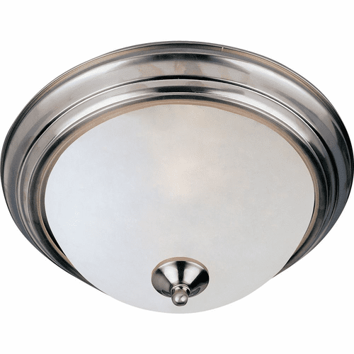 Maxim Essentials 1-LT Flush Mount - Satin Nickel - 5840FTSN