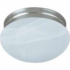 Maxim Essentials 1-LT Flush Mount - Satin Nickel - 5884MRSN