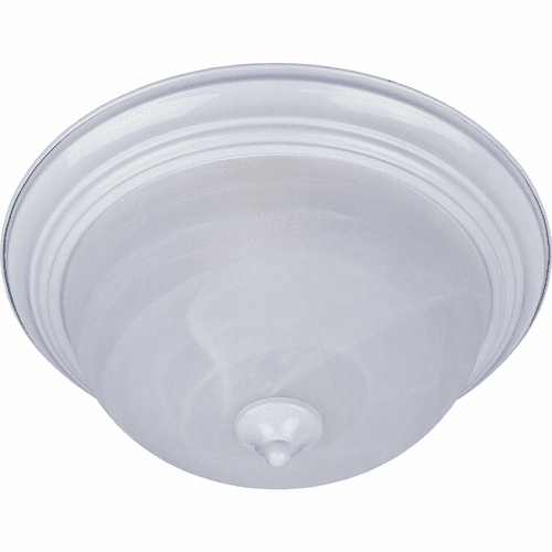 Maxim Essentials 1-LT Flush Mount - White - 5840MRWT