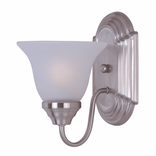 Maxim Essentials 1-LT Wall Sconce - Satin Nickel - 8011FTSN