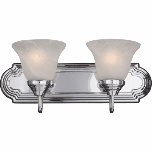 Maxim Essentials 2-LT Bath Vanity Light - Polished Chrome - 8012MRPC