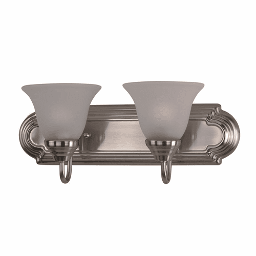 Maxim Essentials 2-LT Bath Vanity Light - Satin Nickel - 8012FTSN