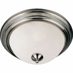 Maxim Essentials 2-LT Flush Mount - Satin Nickel - 5841FTSN Maxim Essentials 2-LT Flush Mount - Satin Nickel - 5841FTSN
