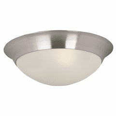 Maxim Essentials 2-LT Flush Mount - Satin Nickel - 5851FTSN