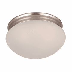 Maxim Essentials 2-LT Flush Mount - Satin Nickel - 5885FTSN