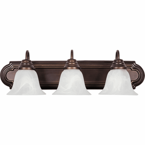 Maxim Essentials 3-LT Bath Vanity Light - Oil Rubbed Bronze - 8013MROI