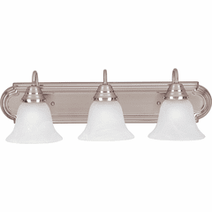 Maxim Essentials 3-LT Bath Vanity Light - Satin Nickel - 8013MRSN