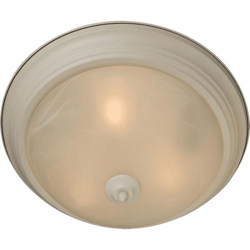 Maxim Essentials 3-LT Flush Mount - Textured White - 5842MRTW