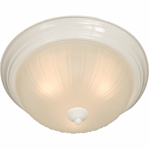 Maxim Essentials 3-LT Flush Mount - White - 5832FTWT