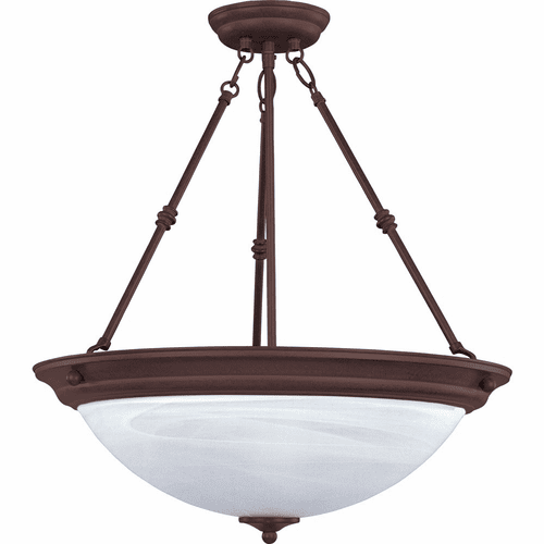 Maxim Essentials 3-LT Inverted Bowl Pendant - Oil Rubbed Bronze - 5845MROI