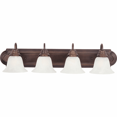 Maxim Essentials 4-LT Bath Vanity Light - Oil Rubbed Bronze - 8014MROI