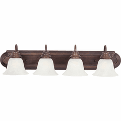 Maxim Essentials 4-LT Bath Vanity Light - Oil Rubbed Bronze - 8014MROI Maxim Essentials 4-LT Bath Vanity Light - Oil Rubbed Bronze - 8014MROI