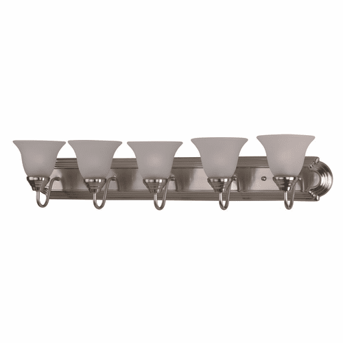 Maxim Essentials 5-LT Bath Vanity Light - Satin Nickel - 8015FTSN