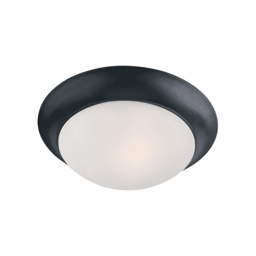 Maxim Essentials - 585x Essentials 3-Light Flush Mount - Black - 5852FTBK