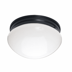 Maxim Essentials - 588x Essentials 2-Light Flush Mount - Black - 5881WTBK Maxim Essentials - 588x Essentials 2-Light Flush Mount - Black - 5881WTBK