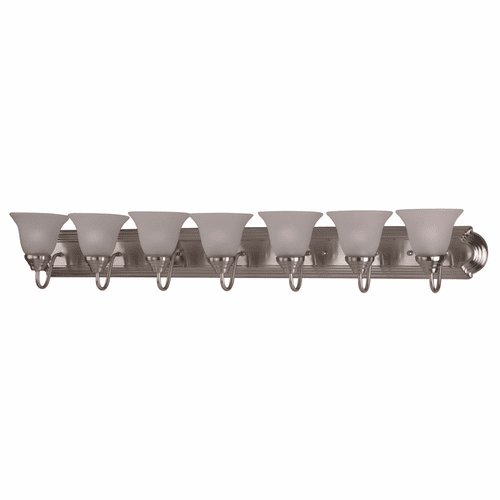 Maxim Essentials 7-LT Bath Vanity Light - Satin Nickel - 8016FTSN