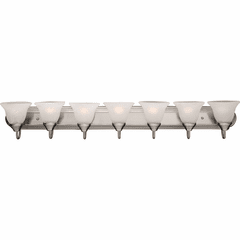 Maxim Essentials 7-LT Bath Vanity Light - Satin Nickel - 8016MRSN Maxim Essentials 7-LT Bath Vanity Light - Satin Nickel - 8016MRSN