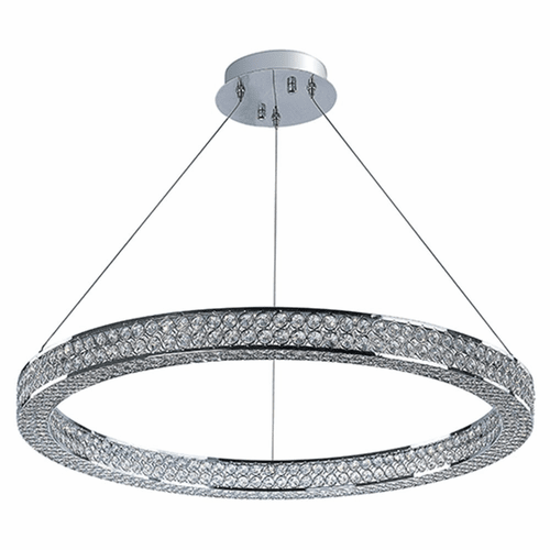 Maxim Eternity LED 30" Single Entry Foyer Pendant - Polished Chrome - 39773BCPC