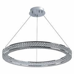 Maxim Eternity LED 30" Single Entry Foyer Pendant - Polished Chrome - 39773BCPC