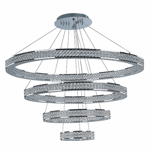 Maxim Eternity LED 4 Tier 40" Chandelier - Polished Chrome - 39778BCPC
